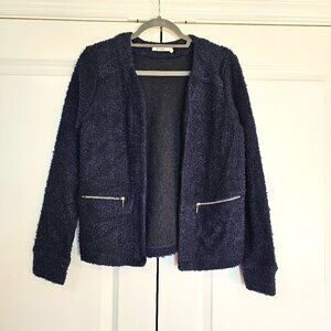 Maurices Navy Sweater Jacket Size Small